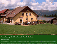 Tablet Screenshot of ferme-auberge-deybach.fr